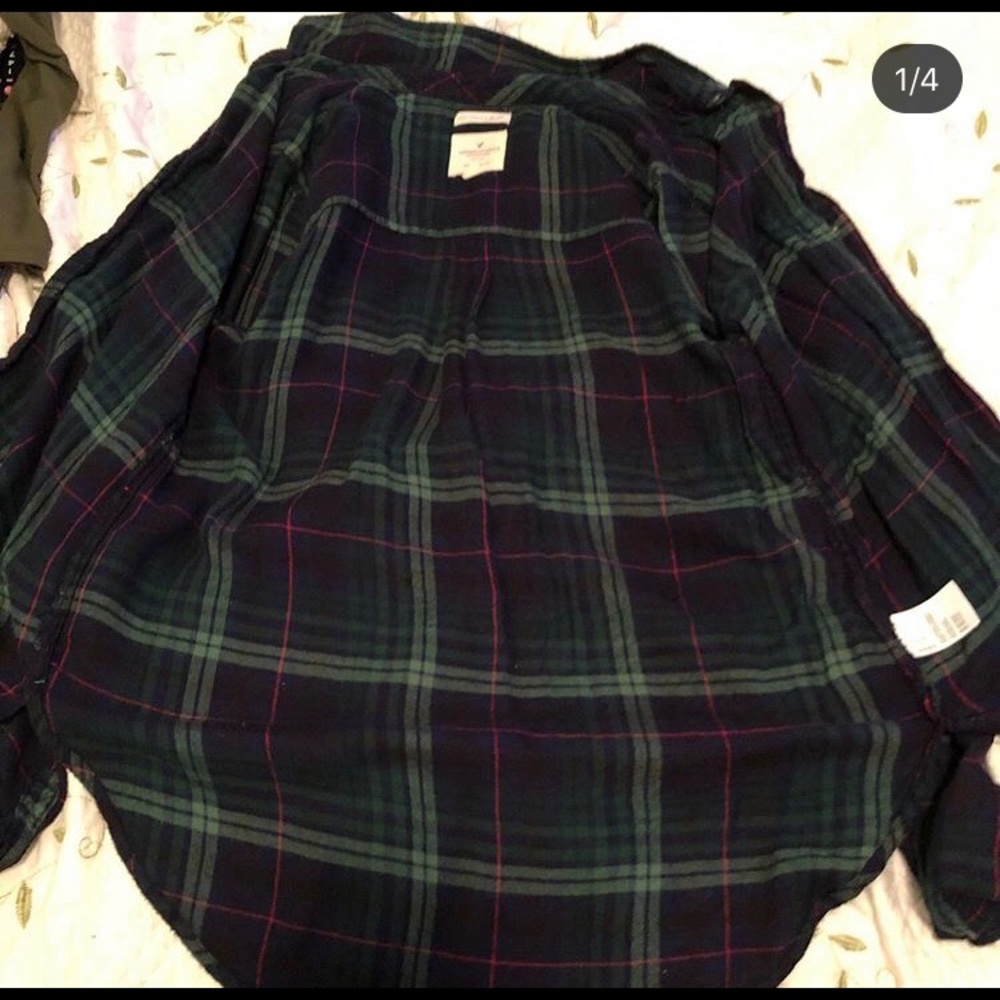 American eagle green flannel